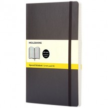 Classic Softcover Notizbuch Taschenformat  kariert- schwarz